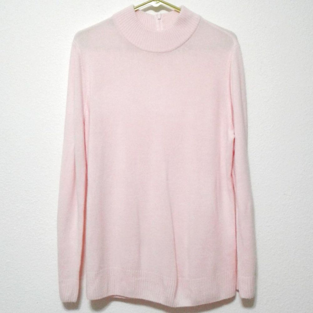 Appleseed’s blush pink tunic sweater